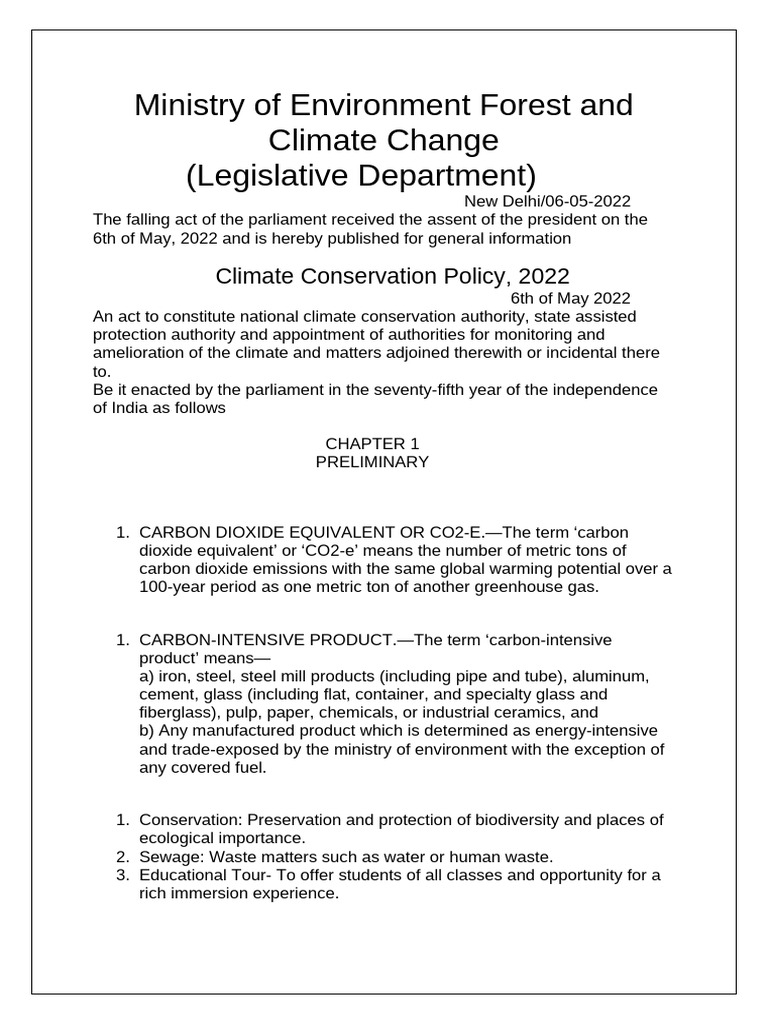 Climate Conservation Policy, 2022 | PDF | Conservation Biology | Wetland