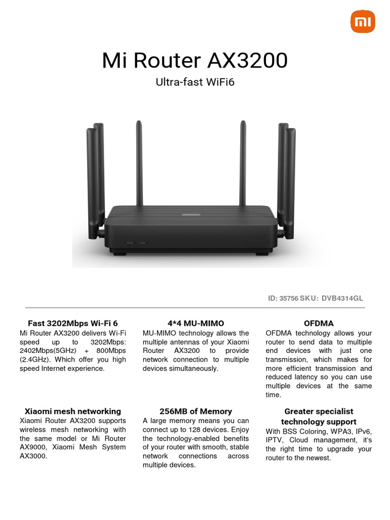 Advanced WiFi 6 Router for Tech Enthusiasts | PDF | Wi Fi | Ieee 802.11