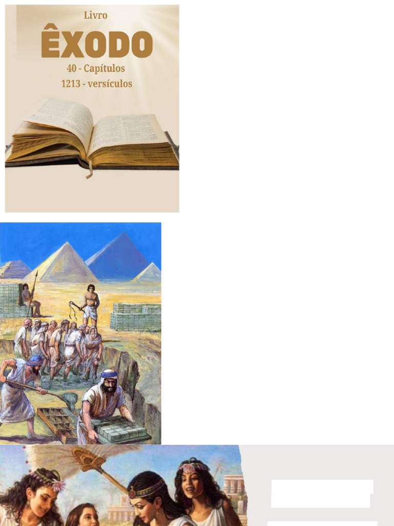 Êxodo: Libertação dos Israelitas no Egito | PDF | Livro do Êxodo | Moisés