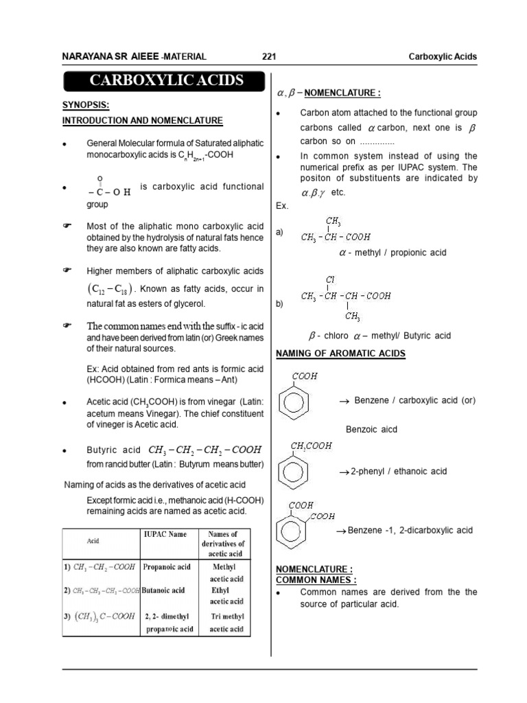 Carboxylic Acids: Structure and Properties | PDF | Carboxylic Acid | Acid