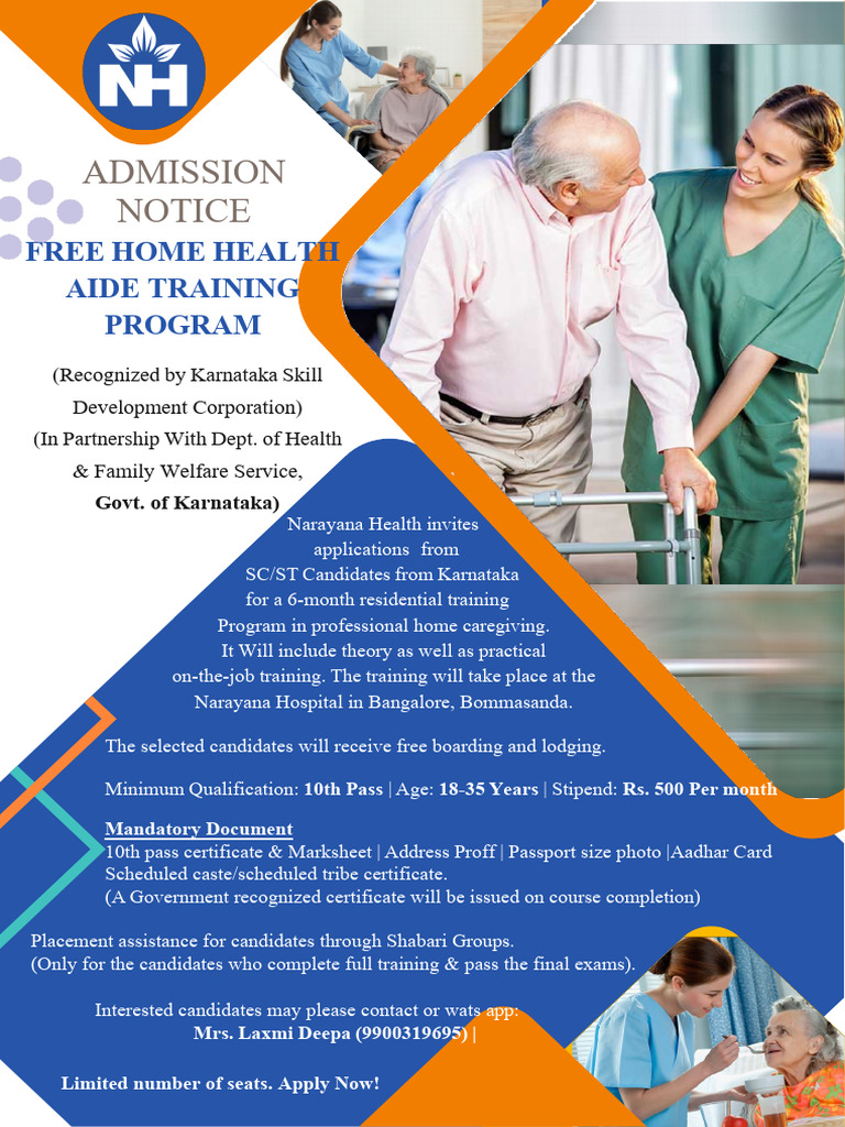 Free Home Health Aide Training Program | PDF