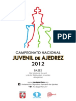 BASES Campeonatos Nacional y Regionales Peru 2012