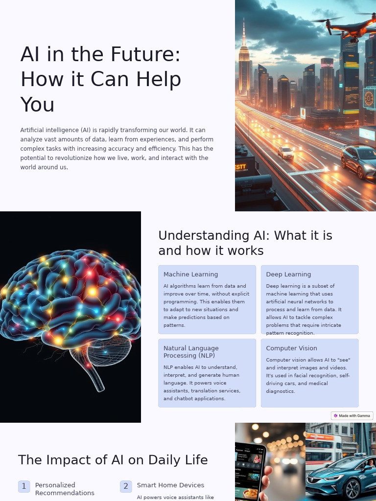 Future of AI: Transforming Daily Life | PDF | Artificial Intelligence ...