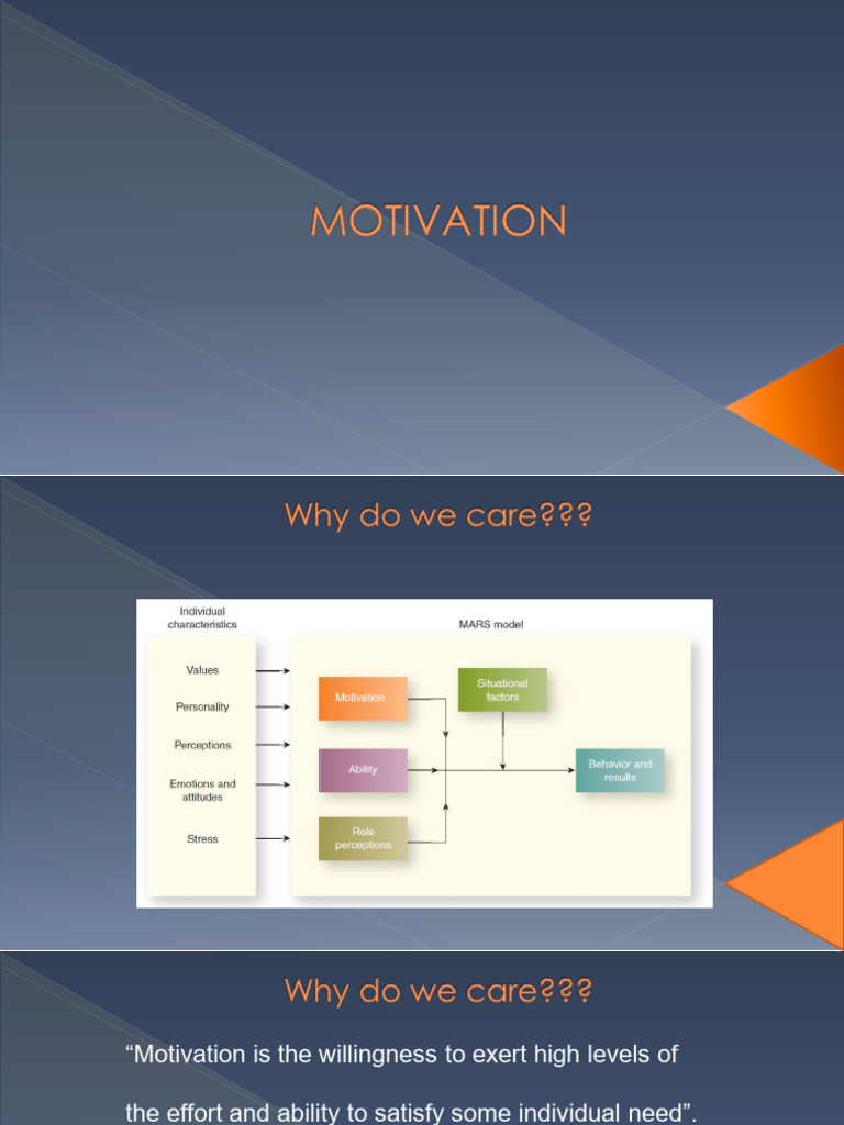 Motivation Theories Overview | PDF