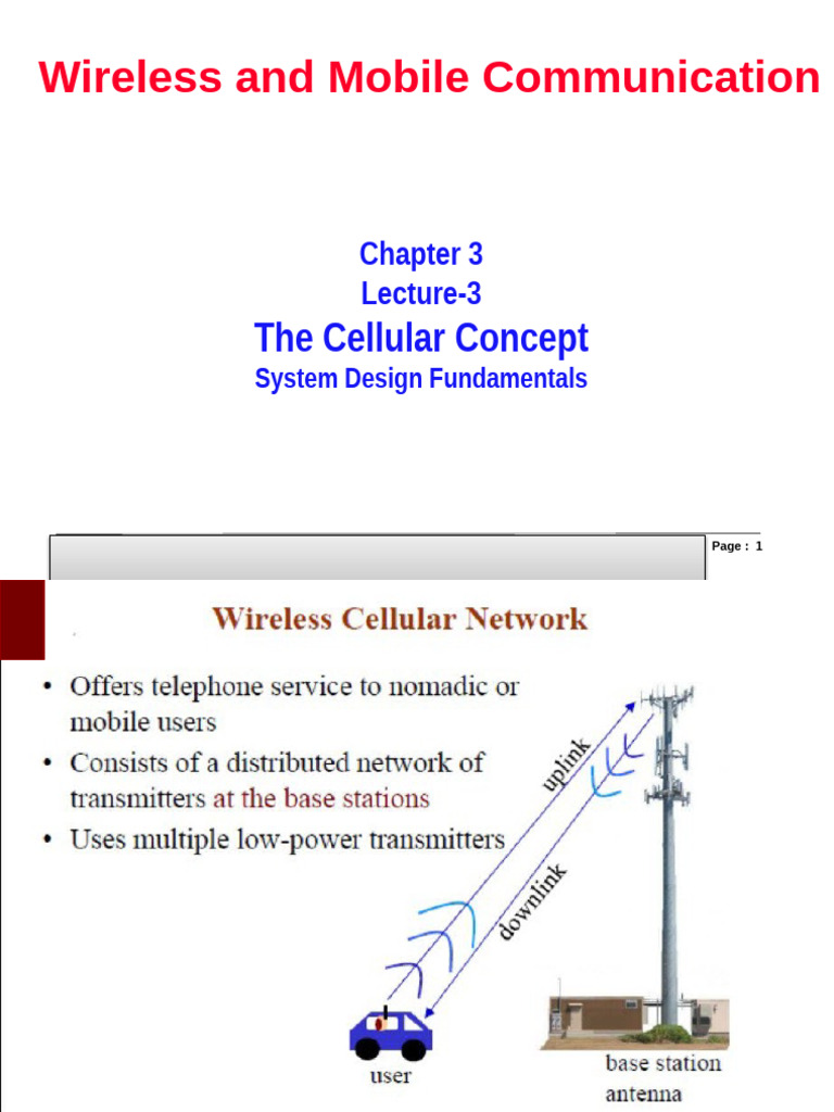 chap 3 | PDF | Cellular Network | Wireless Network