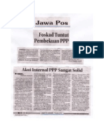 Jawa Pos 27 Jan 2012: FOSKAD TUNTUT PEMBEKUAN PPP