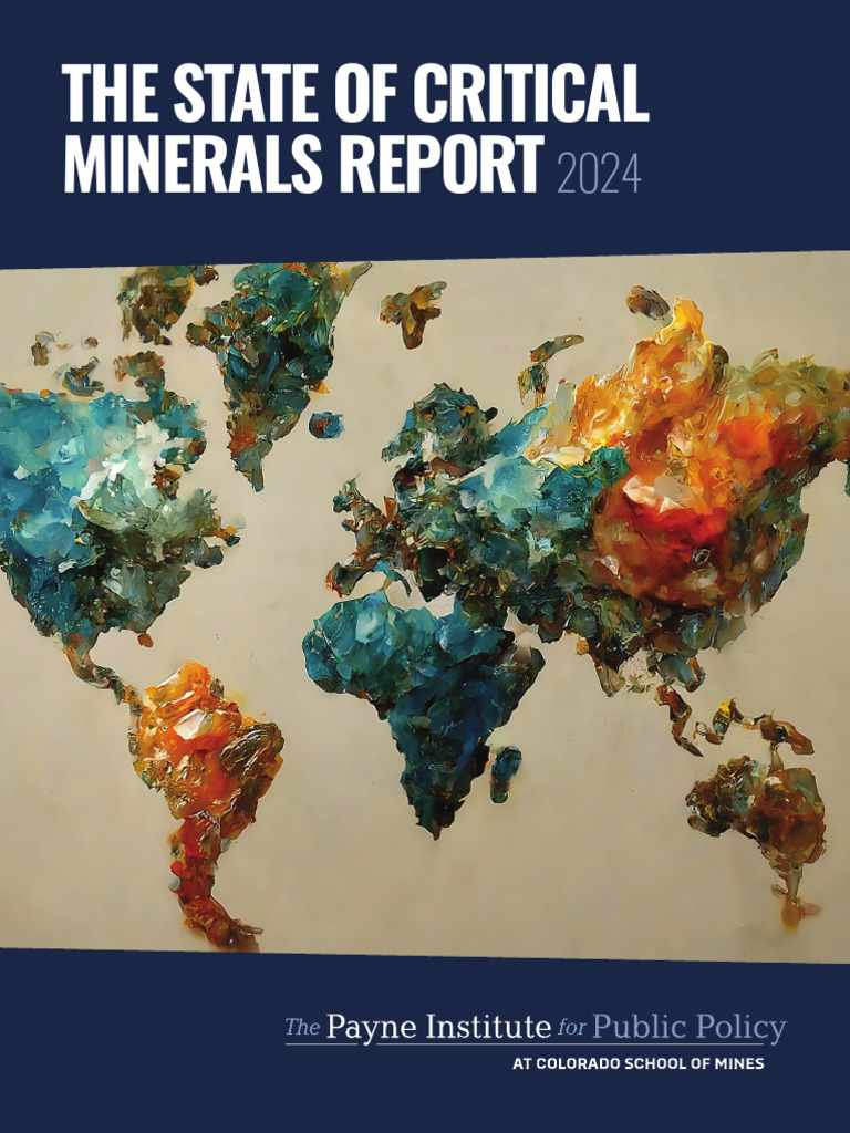 Critical Metals 2024 Pdf Mining National Environmental Policy Act