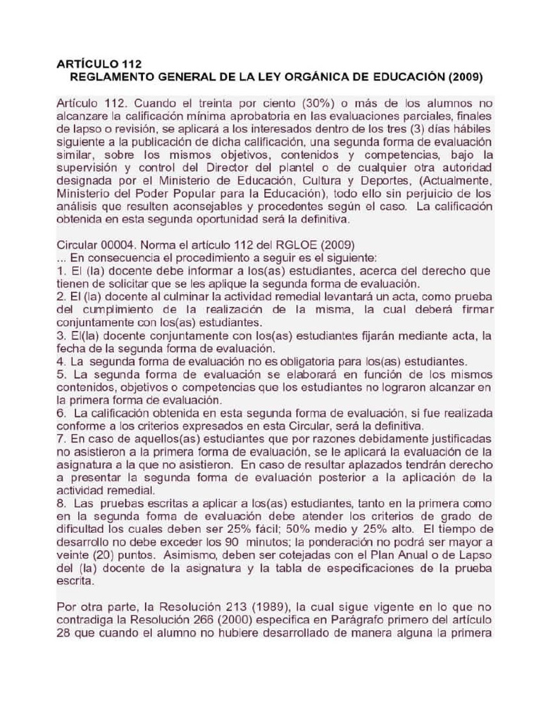 Articulo 112 | PDF