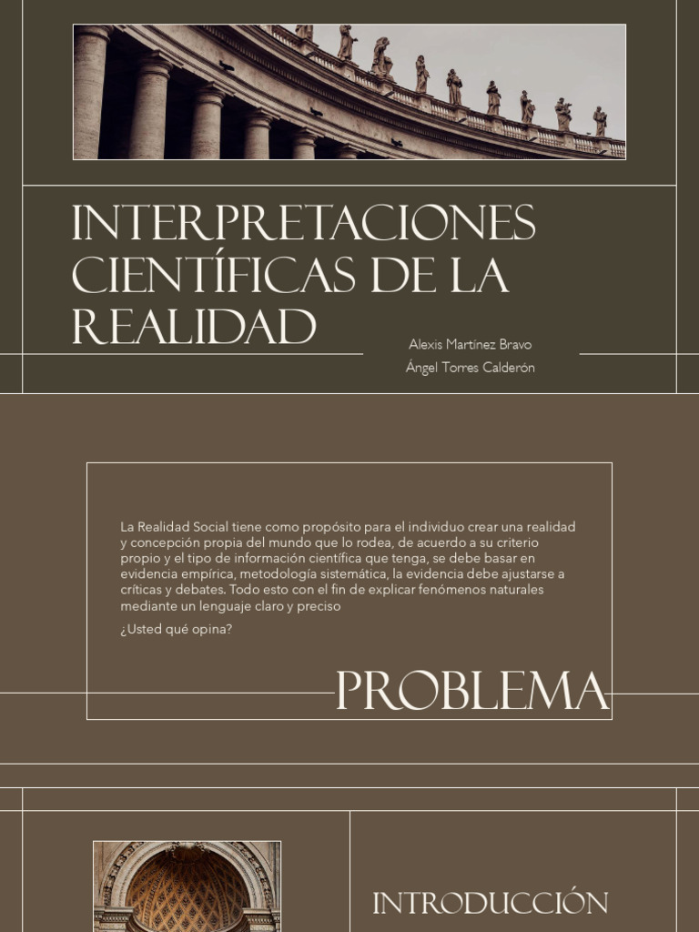 Interpretaciones Científicas de La Realidad Social | PDF | Sociedad ...