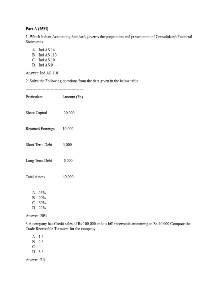 SRM MBA Sem 1 Question Paper Solutions | PDF | Debits And Credits ...