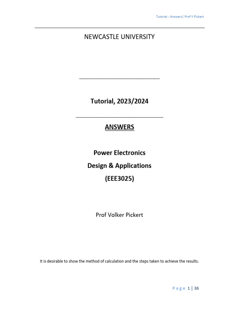 Tutorial+2023-24+Solution | PDF | Semiconductor Devices | Electrical ...