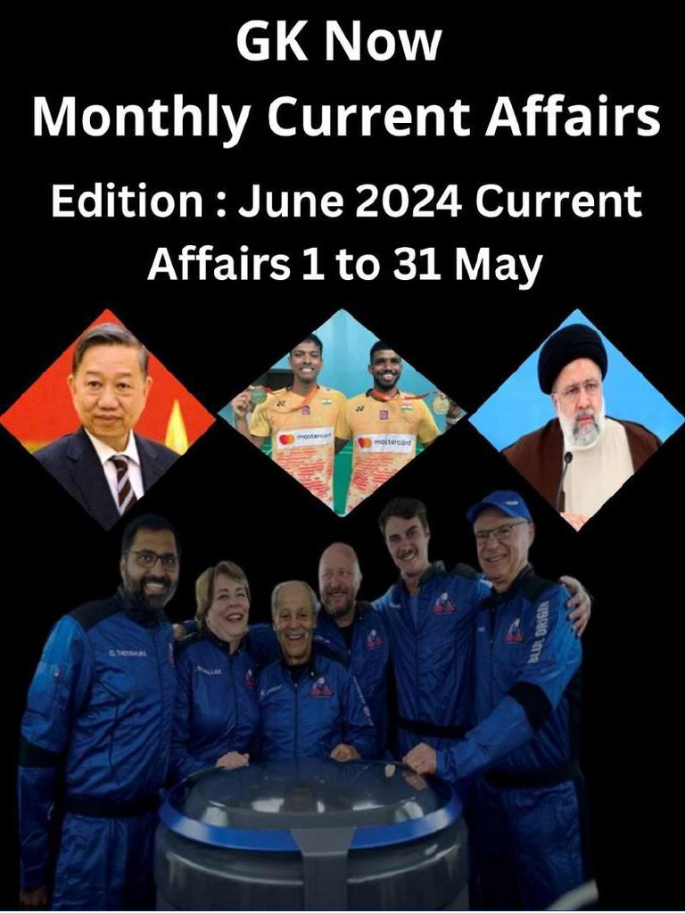 Monthly Current Affairs June 2024 English.. | PDF | International Red ...