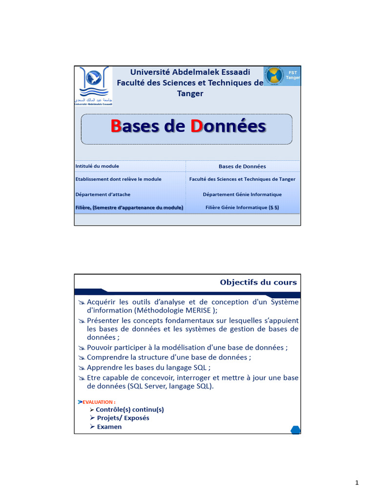 Introduction aux Bases de Données | PDF | Bases de données | Base de ...