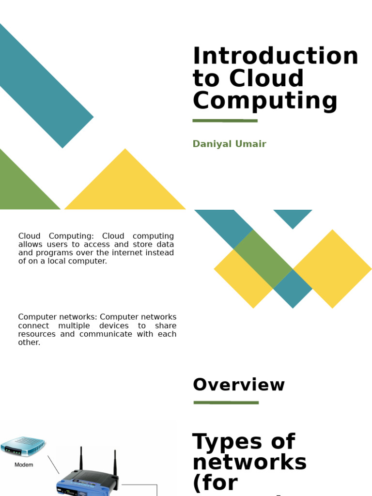 M.daniyal Umair 527194 Computer Networks | PDF | Cloud Computing ...