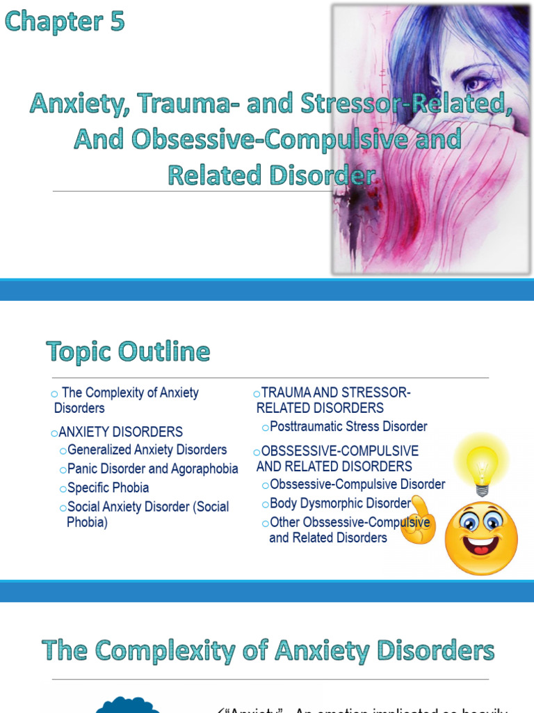 5 Anxiety Trauma Stressor Related Obssessive Compulsive and Other ...