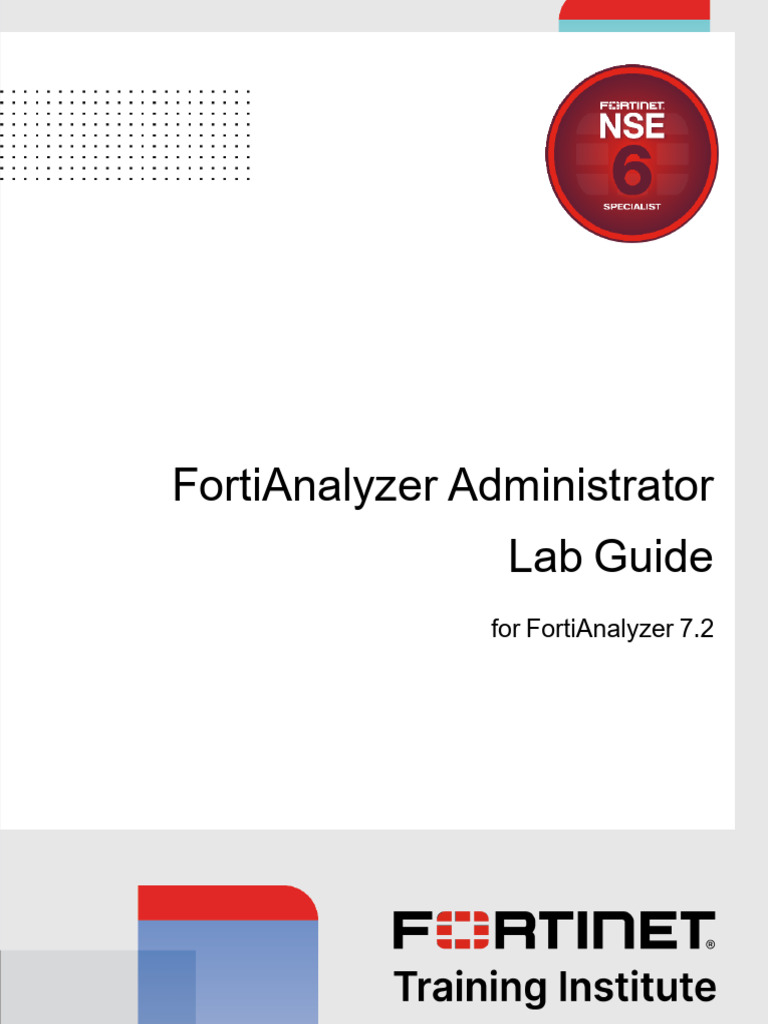 FortiAnalyzer 7.2 Admin Lab Guide | PDF | Computer Architecture | Computing