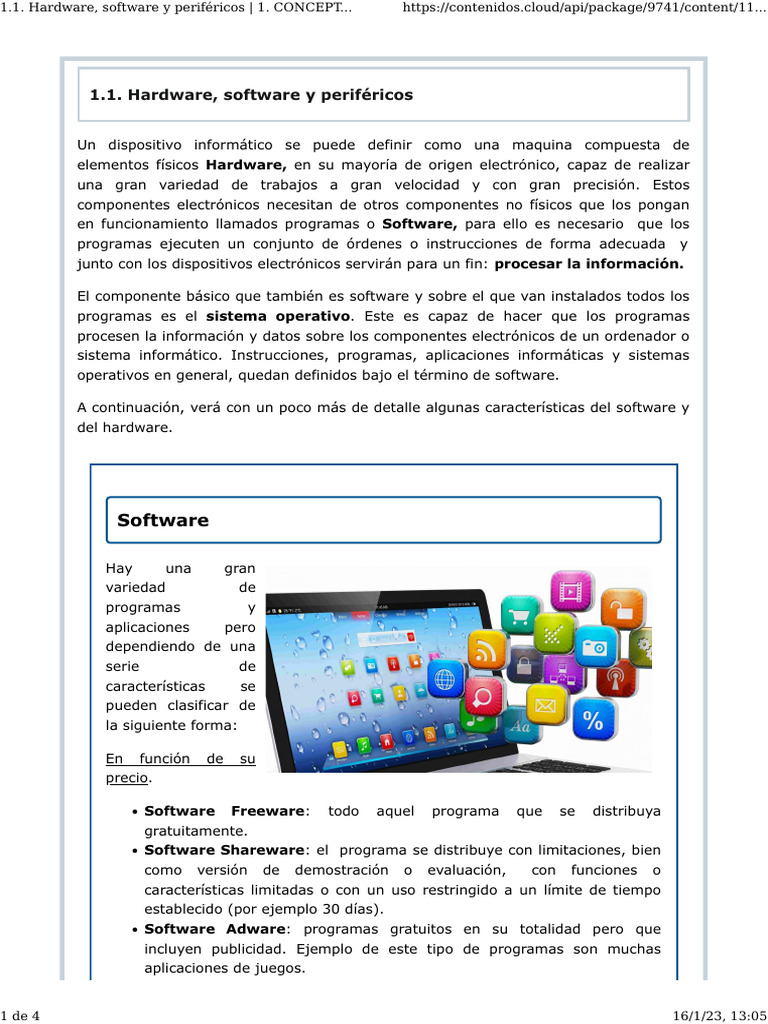 Hardware y Software: Guía Completa | PDF | Hardware de la computadora ...