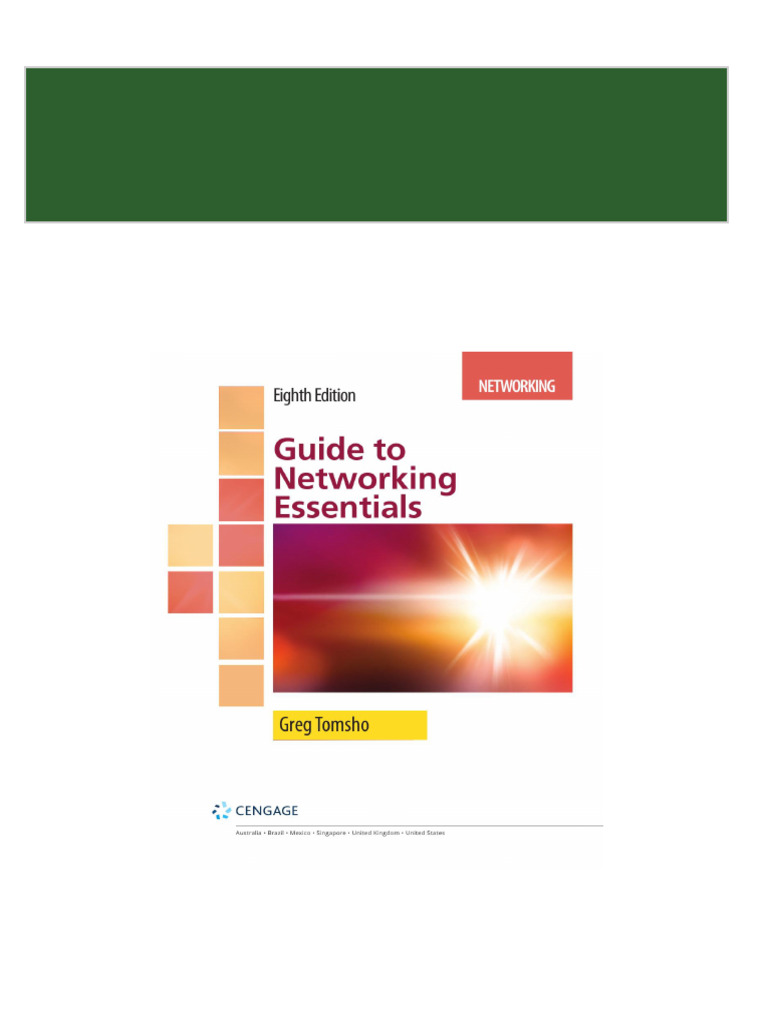 Get Guide to Networking Essentials 8th Edition By Greg Tomsho free all ...