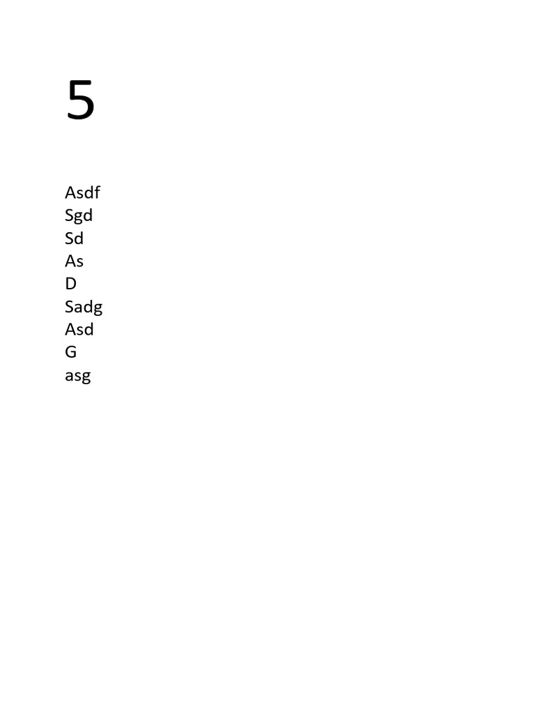 Asdf SGD SD As D Sadg Asd G Asg | PDF