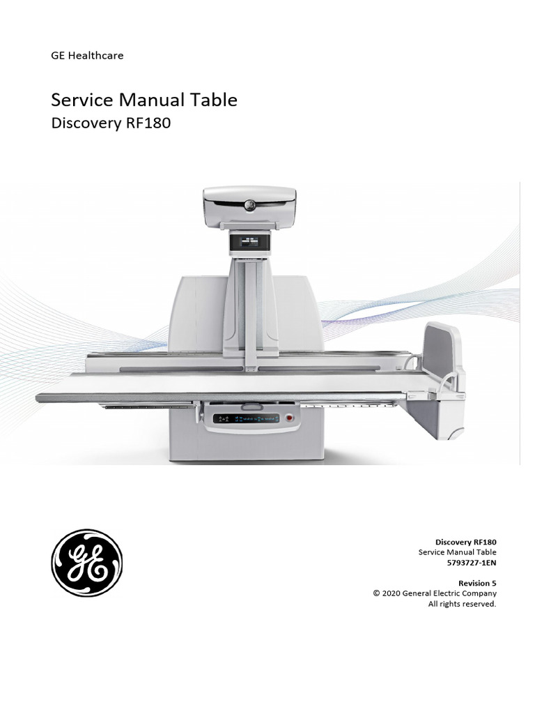 GE Healthcare Discovery RF180 Manual | PDF | Electromagnetic ...