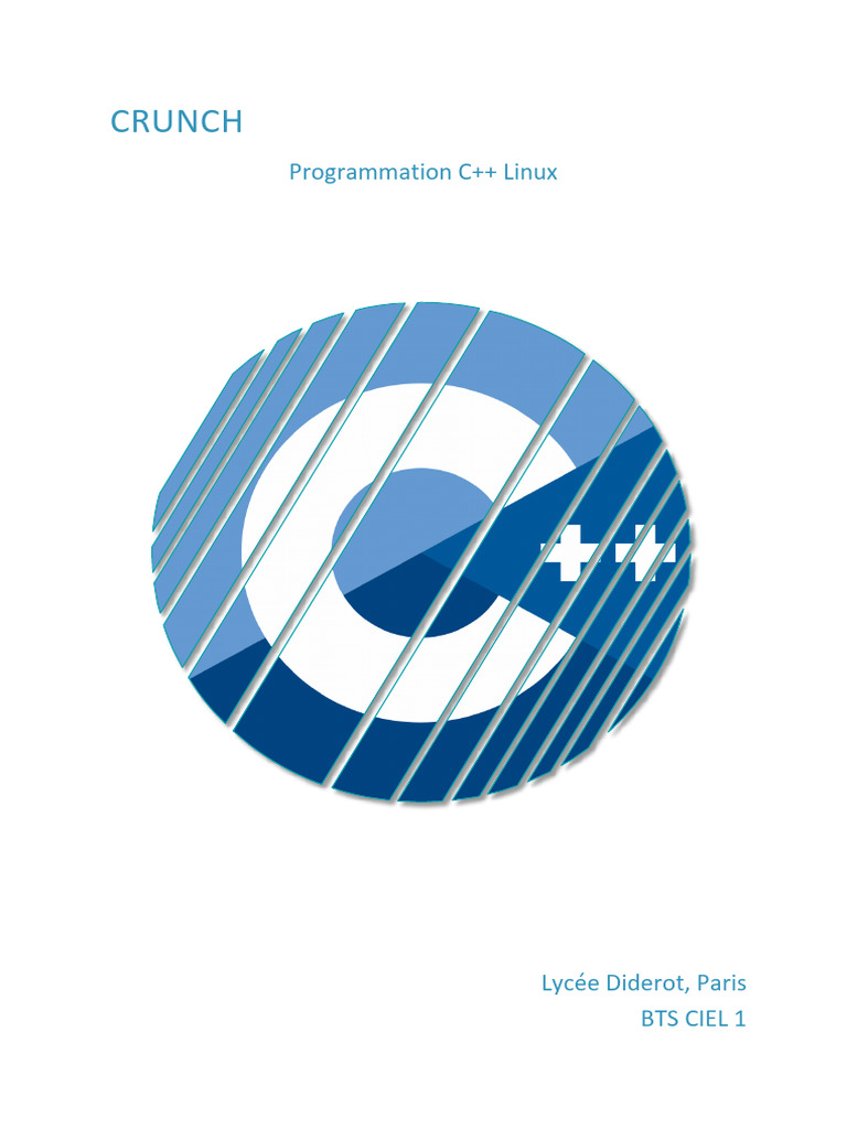 Programmation C++ de Crunch sous Linux | PDF | C ++ | Programmation ...