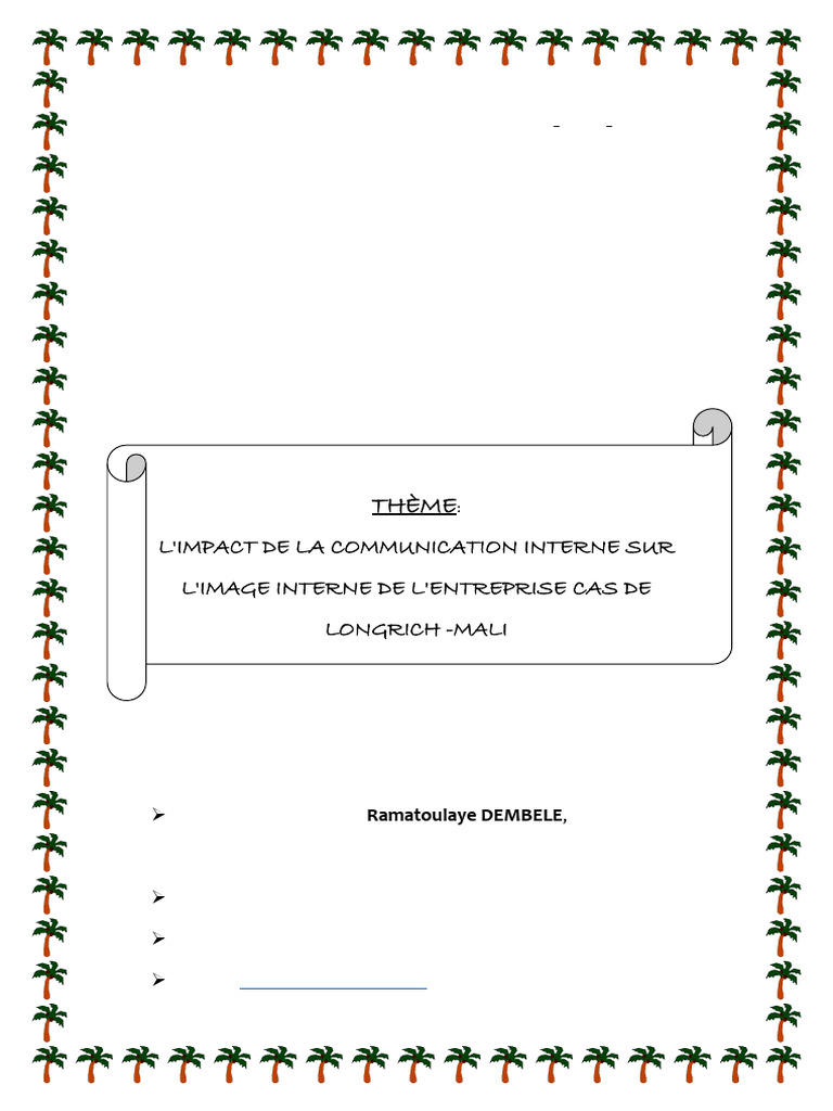 Impact de la communication interne à Longrich | PDF | Business | la ...