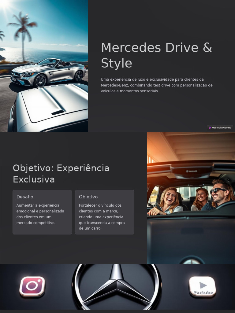 Experiência Luxuosa Mercedes Drive & Style | PDF | Carro