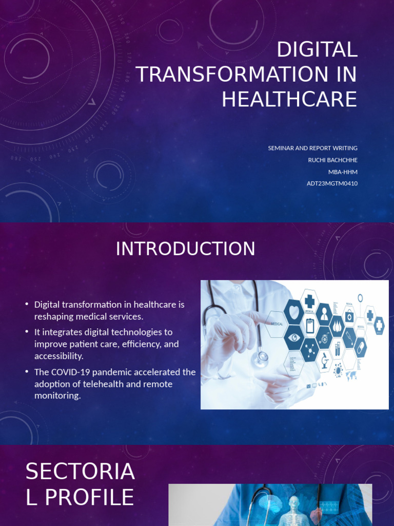 Digital Transformation in Healthcare | PDF | Electronic Health Record ...