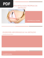 Intercorrências na Gestação e Cuidados | PDF | Gravidez | Placenta