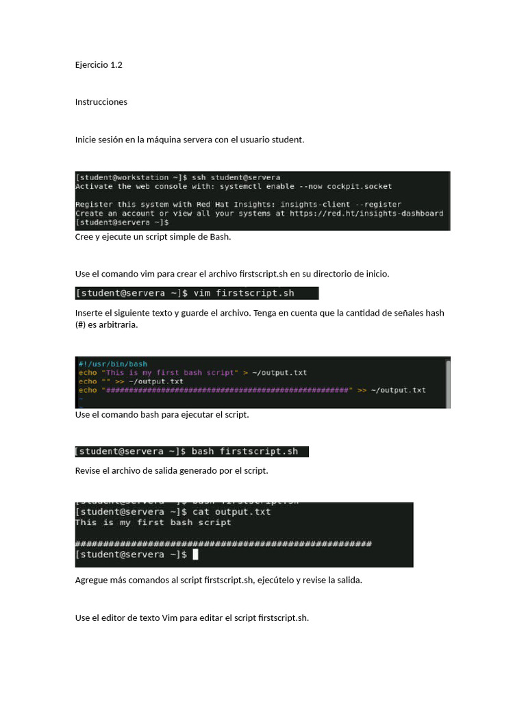 Ejercicios de Bash y Cron en Linux | PDF | Archivo de computadora ...