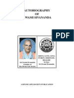 Autobiography of swami sivananda