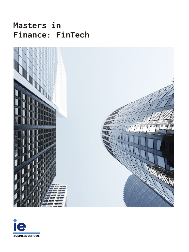 FinTech Specialization in Finance Masters | PDF | Cryptocurrency ...