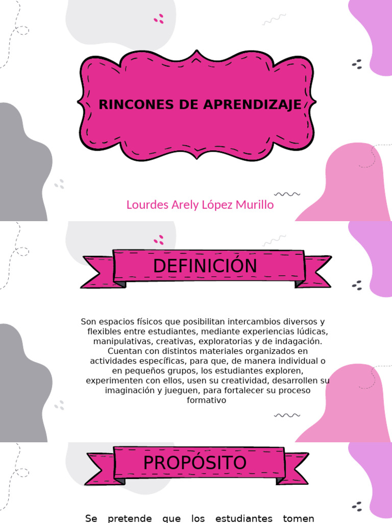 Rincones de Aprendizaje: Guía Práctica | PDF | Aprendizaje | Sicología