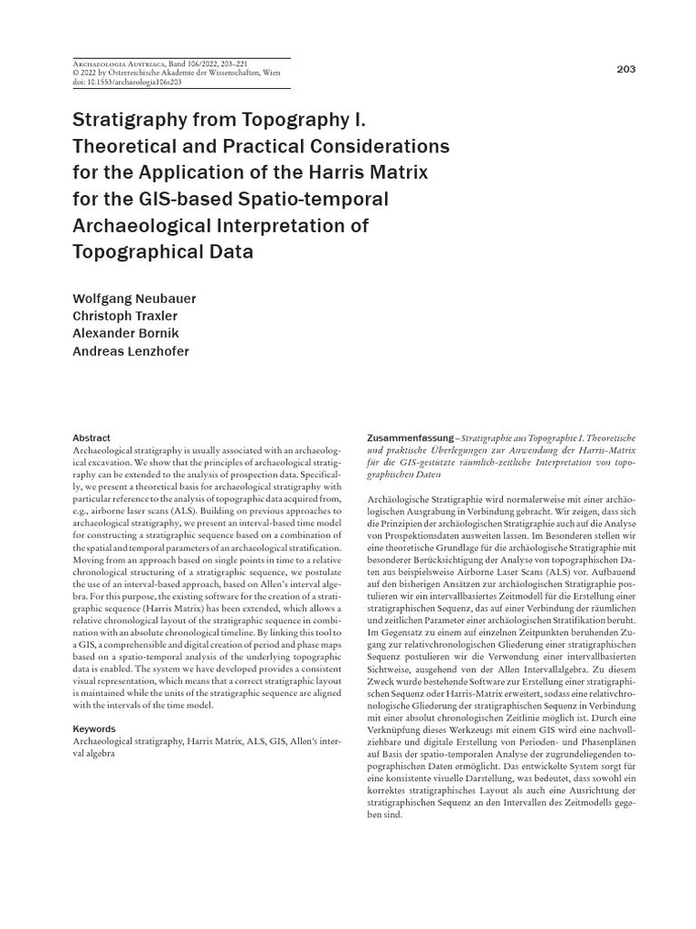 9 - Stratigraphy From Topography I | PDF | Stratigraphy | Topography