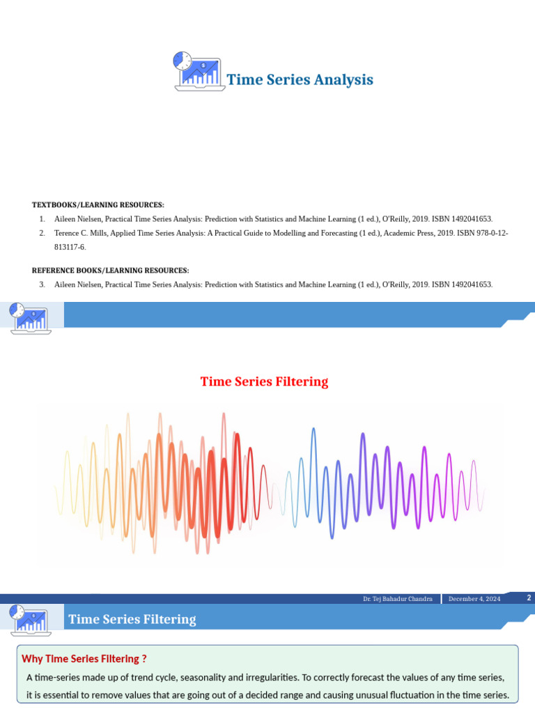 Time Series Filtering Techniques Guide | PDF | Moving Average | Time Series