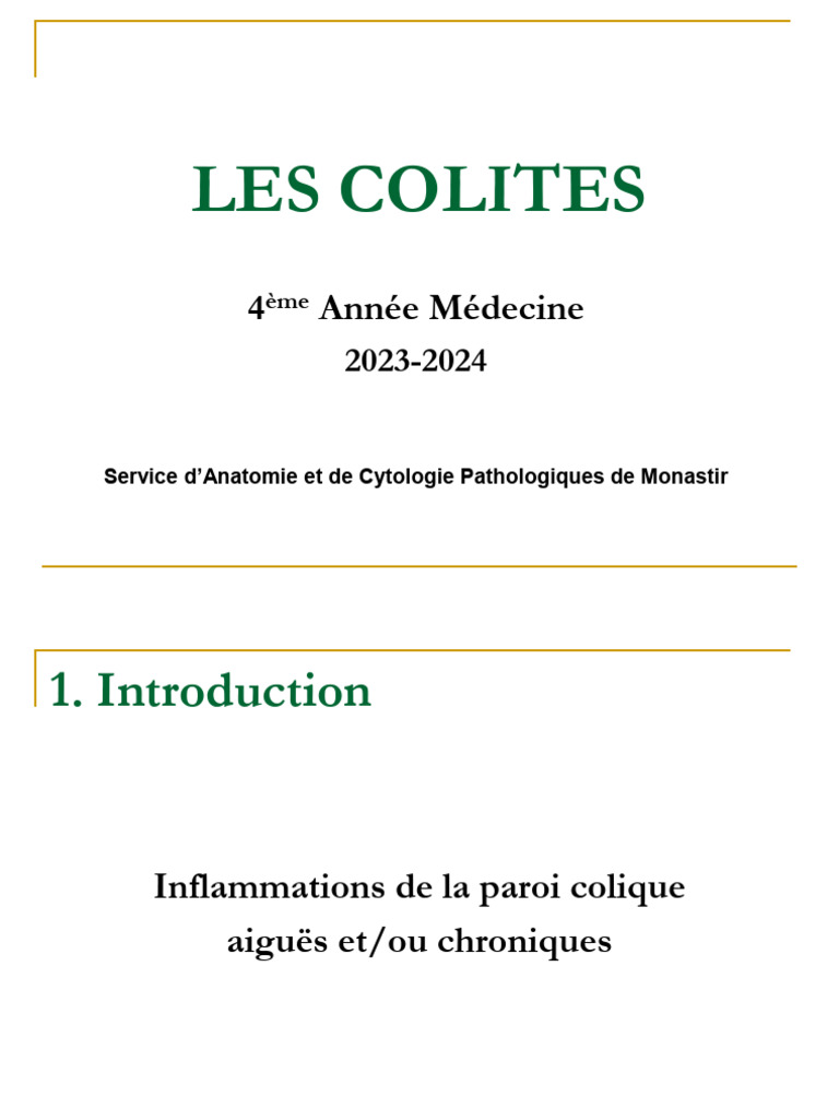 Comprendre les colites : types et diagnostics | PDF | Rectocolite ...