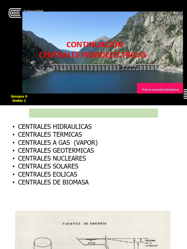 Clasificación y Tipos de Centrales Hidroeléctricas | PDF ...
