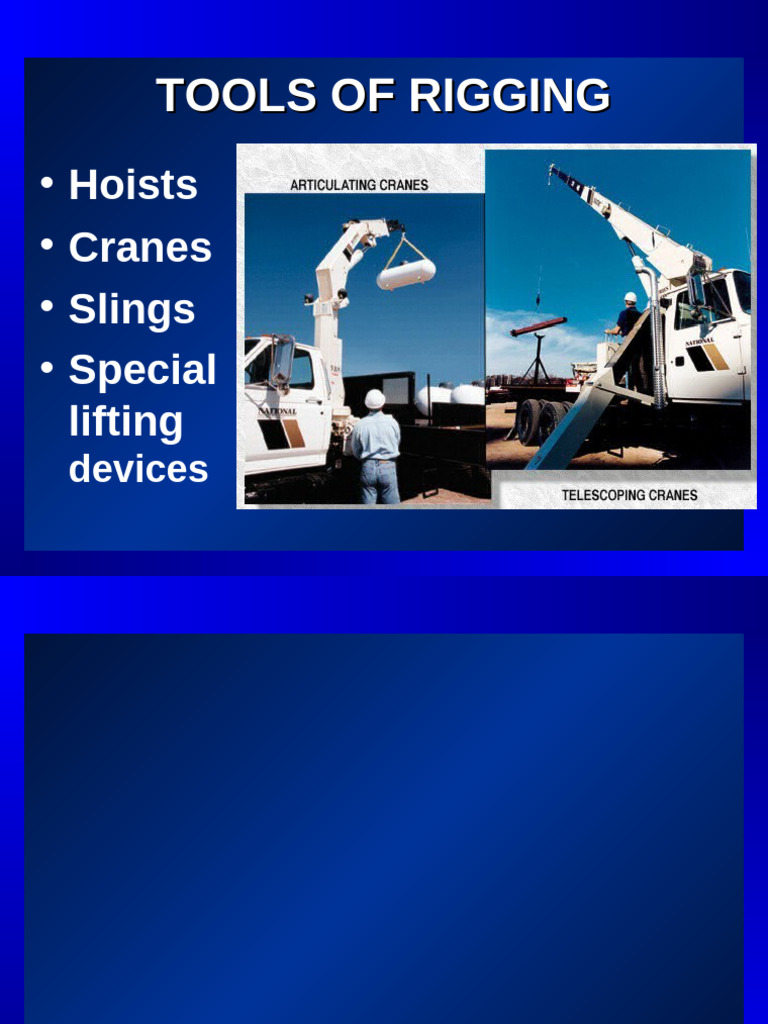 Tools of Rigging | PDF | Rope | Center Of Mass