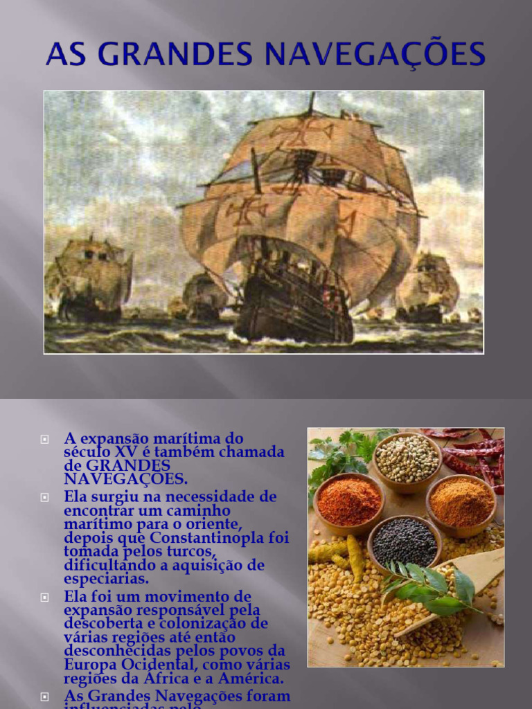 grandes-navegacões | PDF | Era dos Descobrimentos | Cristóvão Colombo