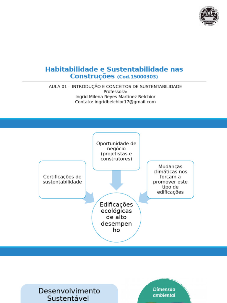 Habitabilidade e Sustentabilidade na Construção | PDF | Avaliação do ...