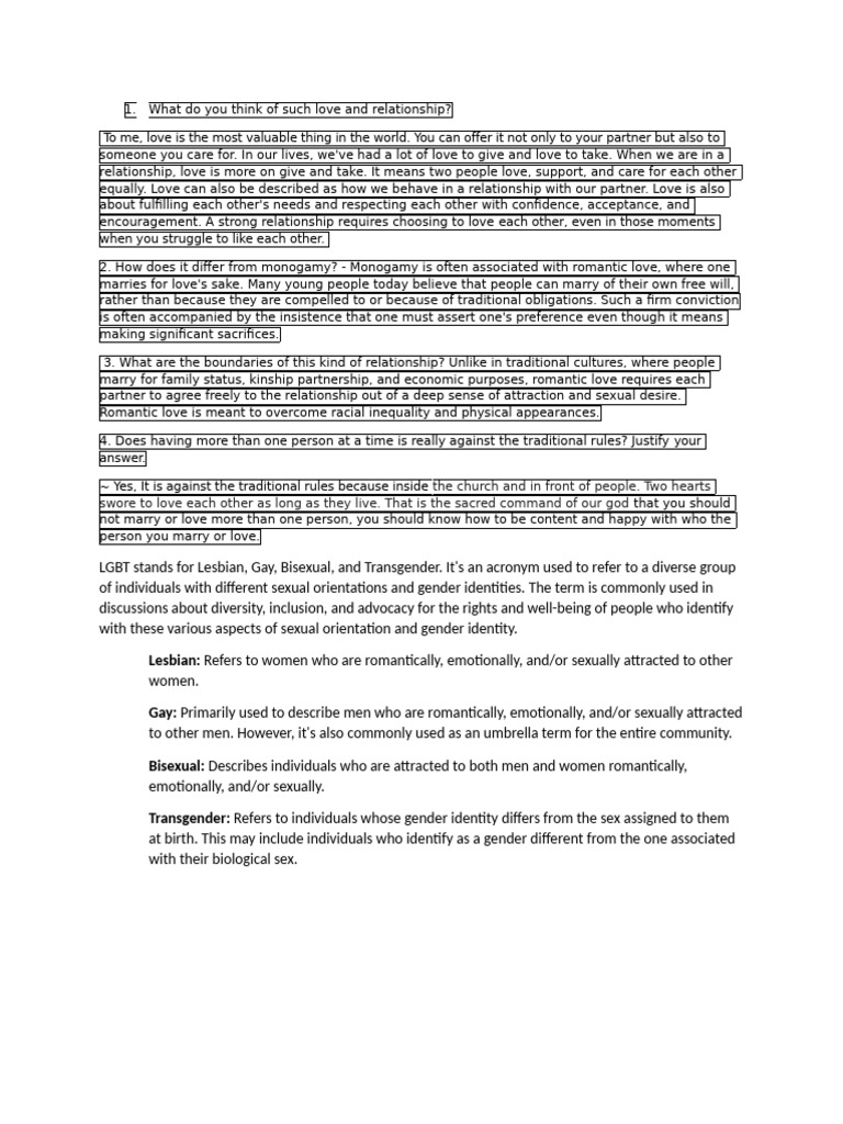 Understanding Love and Relationships | PDF | Lgbt | LGBTQIA+ Studies