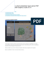 Membuat Grafis Untuk Presentasi Layar Penuh PDF Dalam CorelDRAW Graphics Suite X3