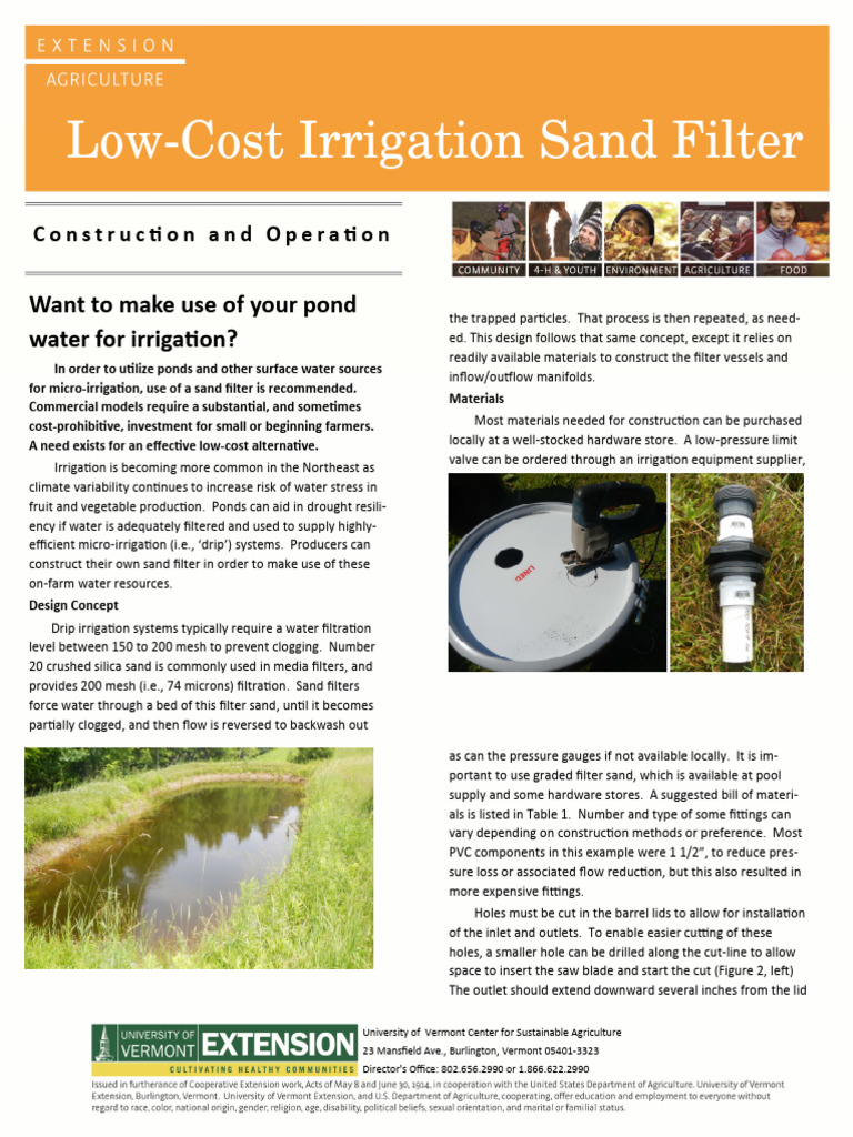 Sand Filter How To Large | PDF