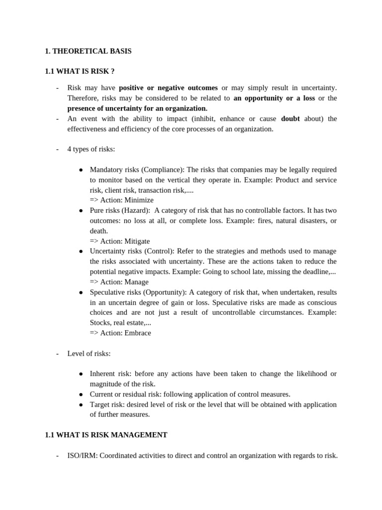 Understanding Risk Management Frameworks | PDF | Risk Management | Risk
