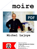  Michel Lajoye,  Memoire