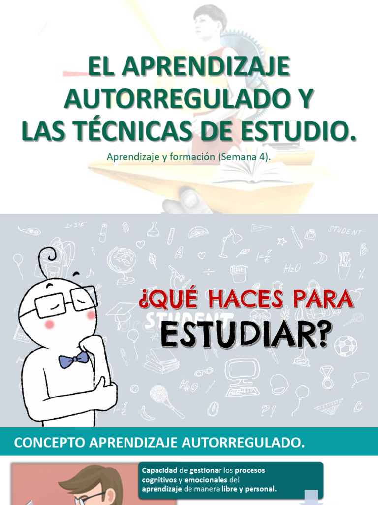 El Aprendizaje Autorregulado y Las Técnicas de Estudio | PDF ...