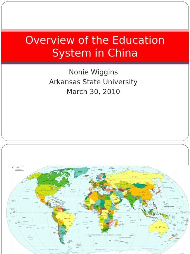 Overview of China's Education System | PDF | Schools | Vocational Education