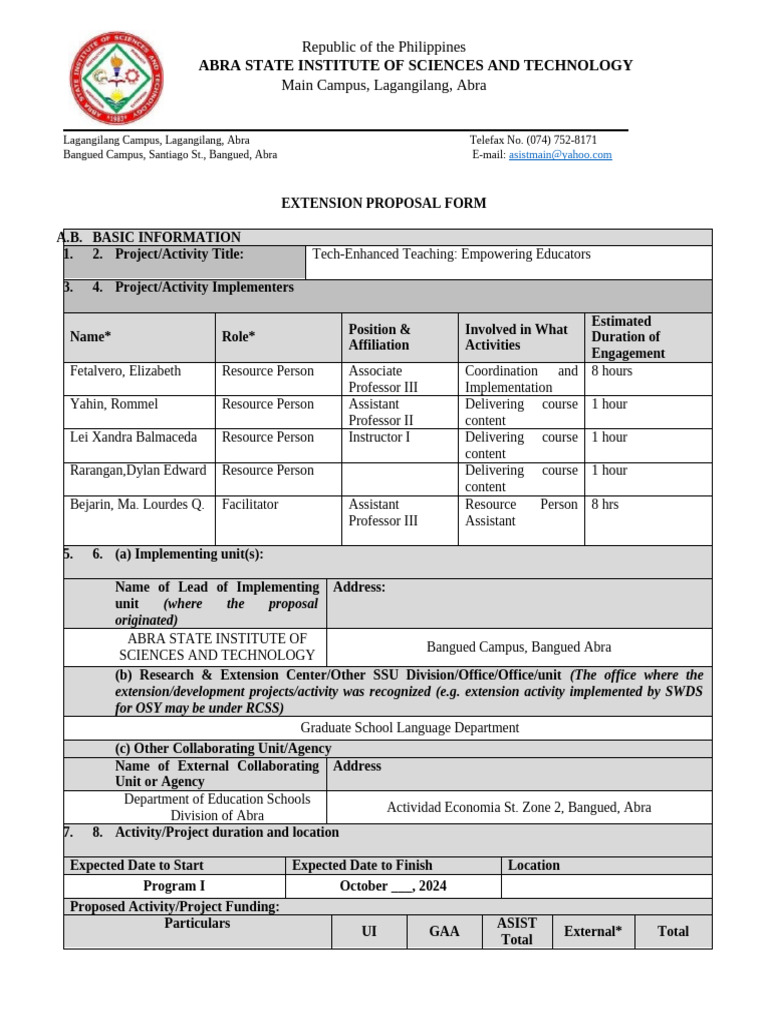 extension program.v1.v1 | PDF | Teachers | Learning