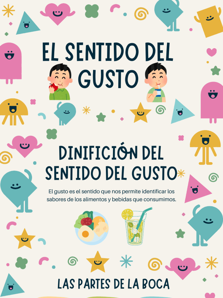 Definición y partes del sentido del gusto | PDF