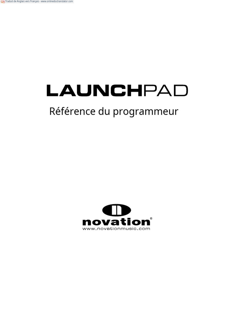 Référence MIDI pour Launchpad | PDF | Vitesse | Informatique
